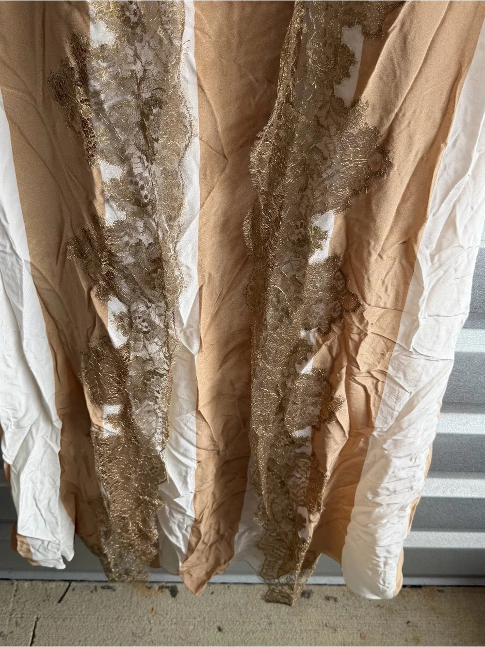 Rosamosario silk slip dress and robe